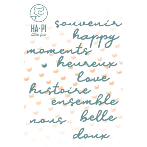 Matrices de découpe Mots doux – HA PI Little Fox
