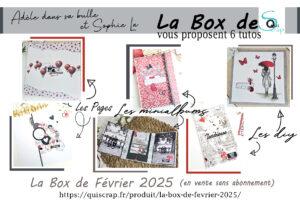 Lire la suite à propos de l’article 6 Tutos à réaliser avec la Box de Février 2025