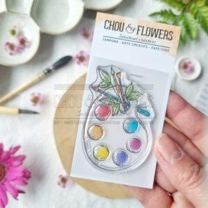 Tampons Palette artiste – collection VIBRATIONS – Chou and flowers