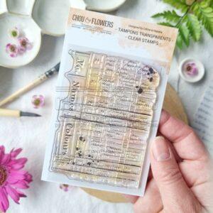 Tampons A7 Fond colours – Collection VIBRATIONS – Chou & Flowers