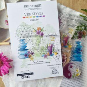 Tampons A5 Sérenité – Collection VIBRATIONS – Chou & Flowers
