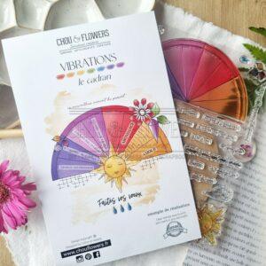 Tampons A5 Le cadran – Collection VIBRATIONS – Chou & Flowers