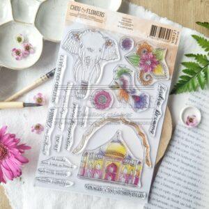 Tampons A5 India dream – Collection VIBRATIONS – Chou & Flowers