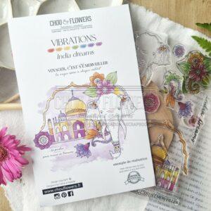 Tampons A5 India dream – Collection VIBRATIONS – Chou & Flowers