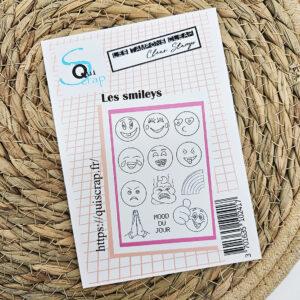 Tampons clear – Les smileys – Quiscrap