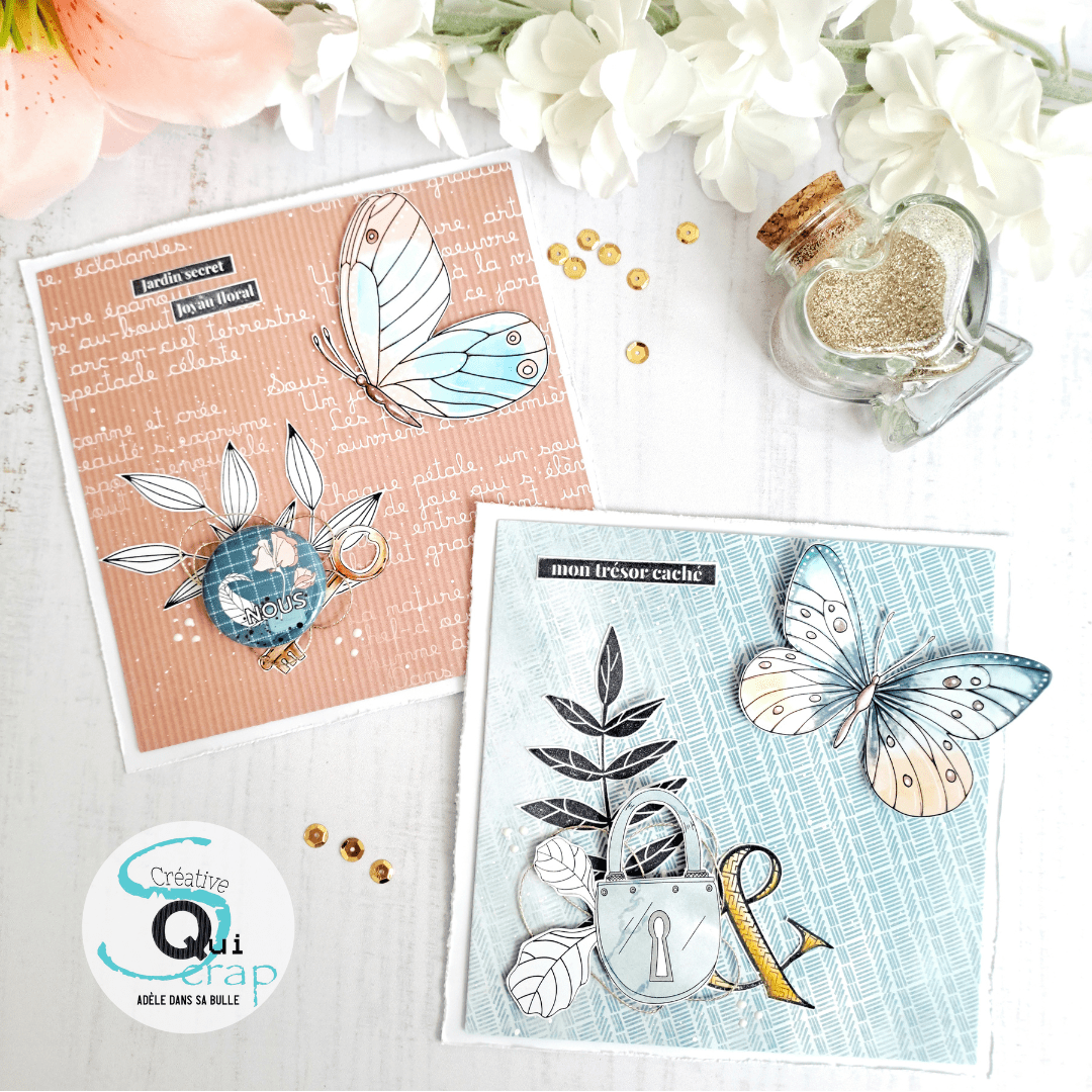 You are currently viewing Duo de cartes Enigme Florale par Adeline
