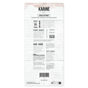 Tampons – Famille de coeur – Collection Family – Les Ateliers de Karine