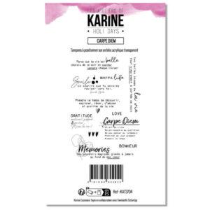 Tampons – Carpe Diem- Collection Holi Days – Les Ateliers de Karine