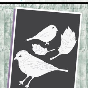 Matrice de découpe – Les oiseaux – Collection Sentimentalement vôtre