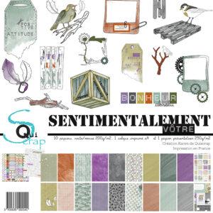Pochette de papiers – Collection Sentimentalement vôtre