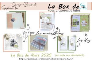 Lire la suite à propos de l’article 6 Tutos à réaliser avec la Box de Mars 2025