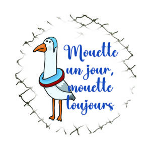 Badge - Mouette - Quiscrap