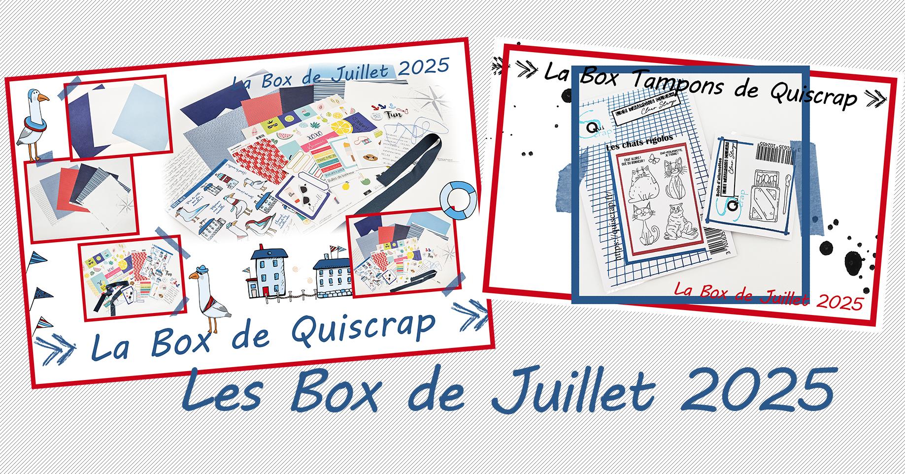 Lire la suite à propos de l’article Les Box de Juillet 2025