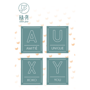 Matrices de découpe Cartes amitié – HA PI Little Fox