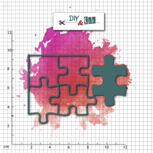 Set de dies : Puzzle – DIY and Cie