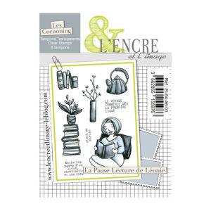 Tampon clear – La Pause Lecture de Leonie – L’Encre et l’Image