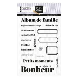 Tampons transparents – SO’ FAMILY : Album de famille – Sokaï