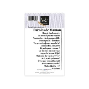 Tampons transparents – SO’ FAMILY : Paroles de maman – Sokaï