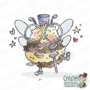 Tampons – BUZZY BEE TAP DANCING – Stamping Bella