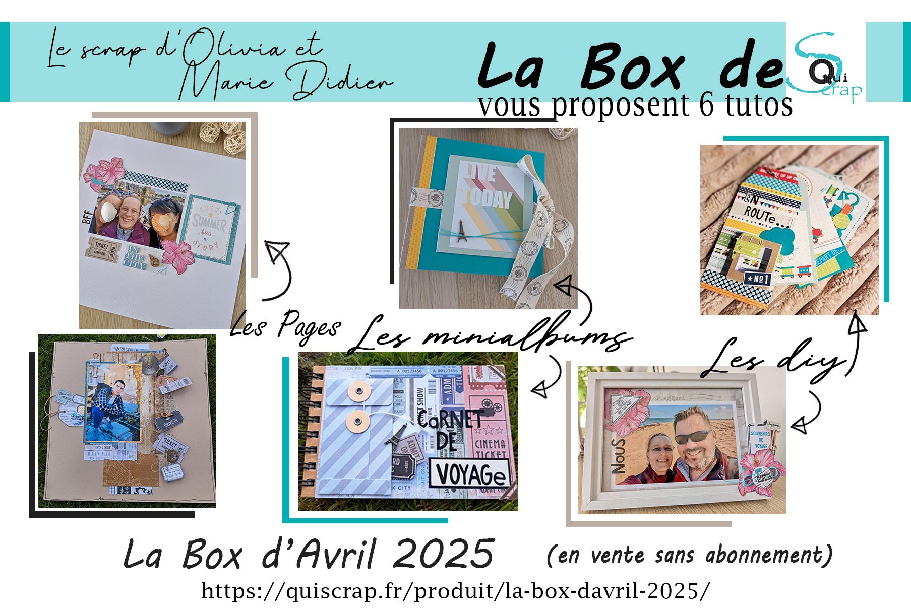Lire la suite à propos de l’article 6 Tutos à réaliser avec la Box d&rsquo;Avril 2025