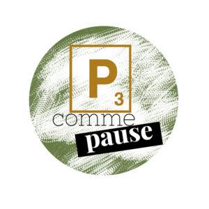 Badge 25mm – P comme Pause – Quiscrap