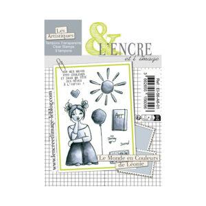 Tampon clear - Le Monde en Couleurs de Leonie - L'Encre et l'Image