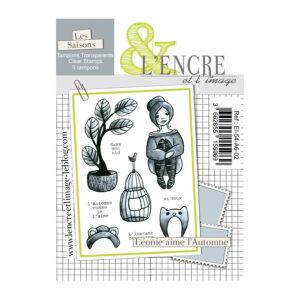 Tampon clear - Leonie aime l'Automne - L'Encre et l'Image