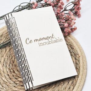 Couverture Minialbum en carton bois – Personnalise le titre – Quiscrap