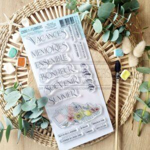 CLEAR DL LES MOTS C&rsquo;EST L&rsquo;ETE – REVE AZUR – Chou & Flowers