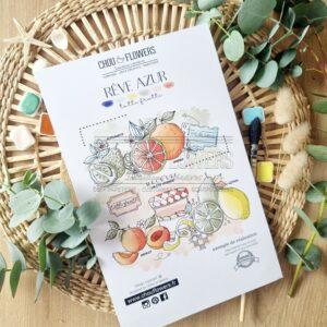 CLEAR A5 TUTTI FRUTTI – REVE AZUR – Chou & Flowers