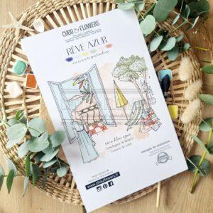 CLEAR A5 VUE SUR PARADIS – REVE AZUR – Chou & Flowers