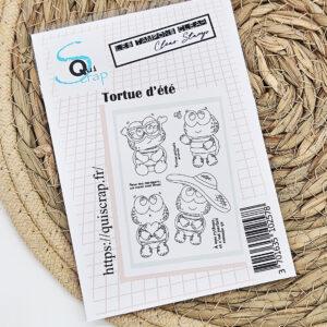 Tampons clear – Tortue d&rsquo;été – Quiscrap