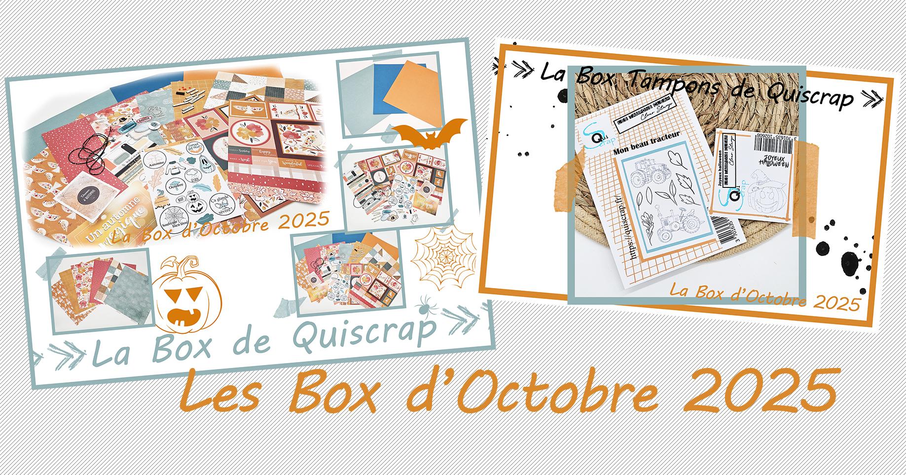 Lire la suite à propos de l’article Les Box d&rsquo;Octobre 2025