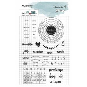 Tampon clear – Calendrier v2 – DIY and Cie