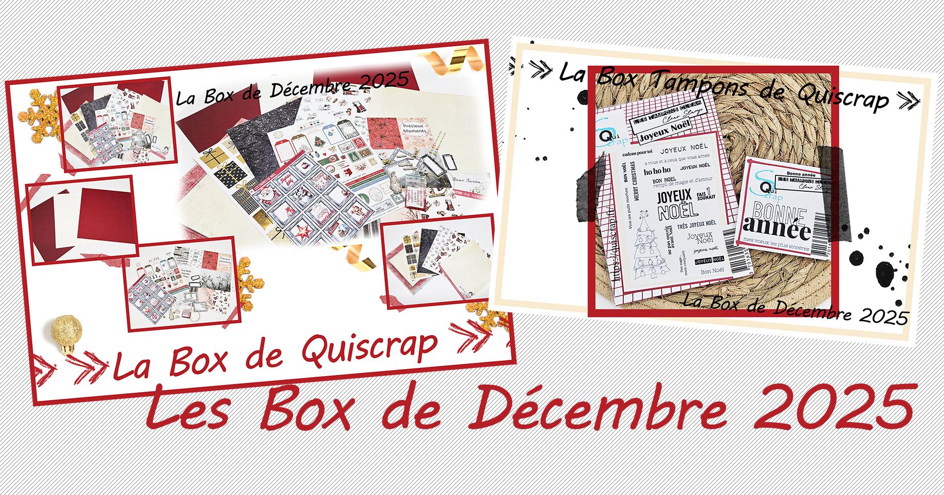 Lire la suite à propos de l’article Les Box de Décembre 2025
