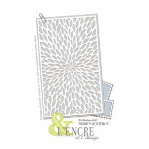 Pochoir Pluie de Pétales – L&rsquo;Encre et l&rsquo;Image