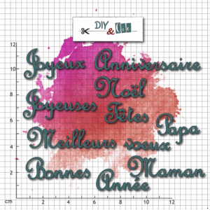 Set de dies : Carterie – DIY and Cie