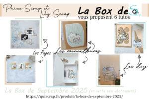 Lire la suite à propos de l’article 6 Tutos à réaliser avec la Box de Septembre 2025