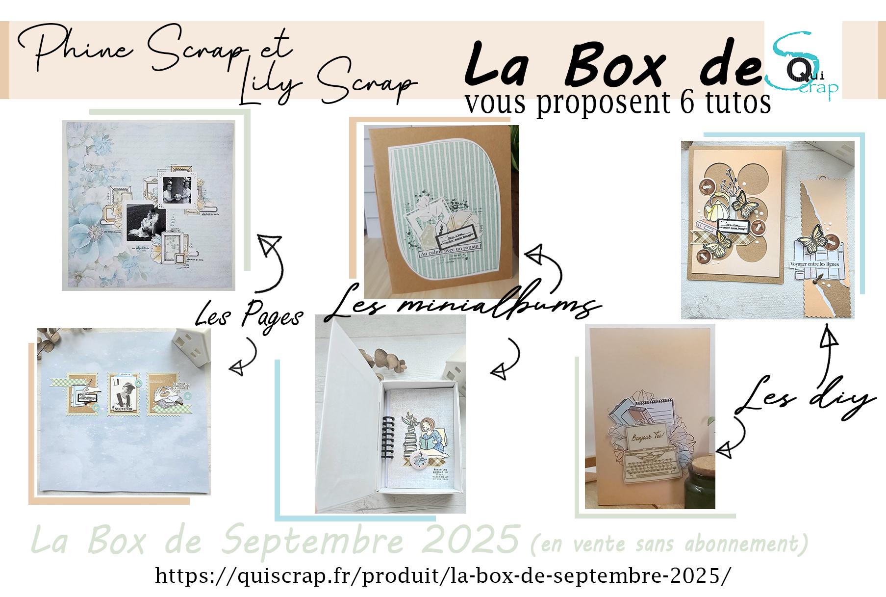 Lire la suite à propos de l’article 6 Tutos à réaliser avec la Box de Septembre 2025