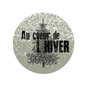Badge 25mm – Au coeur de l’hiver – Quiscrap