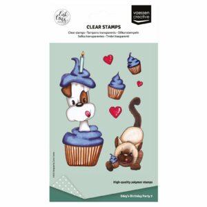 Tampons clear – Odey&rsquo;s Birthday Party 3 – Vaessen Créative