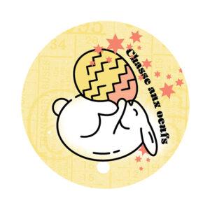 Badge 32mm – La chasse aux oeufs – Quiscrap