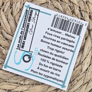 Tampons clear – Les mots de l&rsquo;amusement – Quiscrap