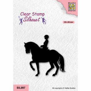 Tampon clear – Silhouette équitation – Nellie’s Choice